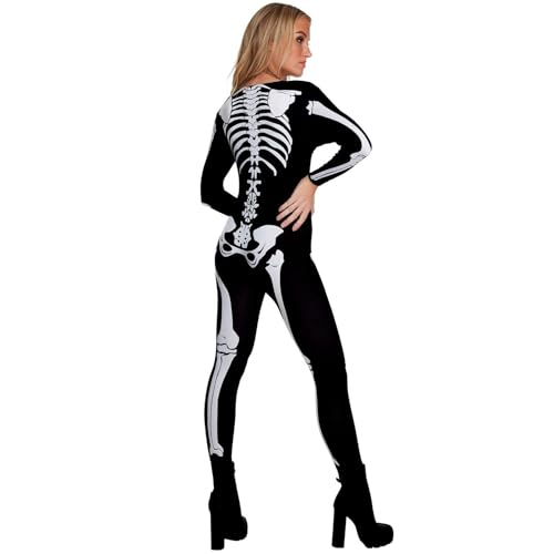 Combinaison squelette femme Morph : le costume sans maquillage complexe