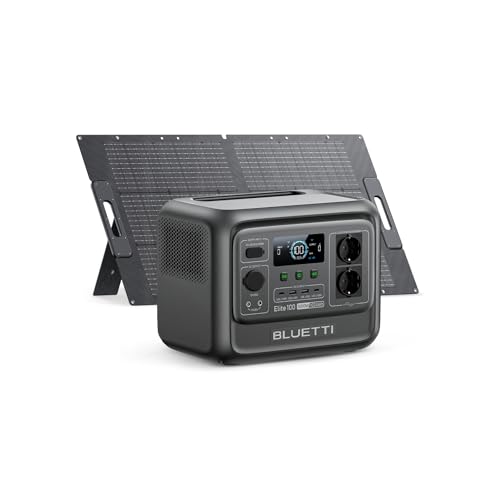 BLUETTI Elite 100 V2 (2025 Nuovo) Generatore con 100W...