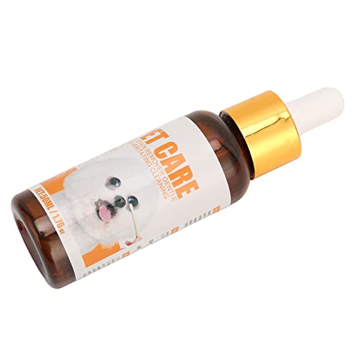 Hosit Pet Tear Stain Liquid, Hidratante Universal Pet Tear Stain Remover 50ml Brighten Limpieza Profunda para Mascotas