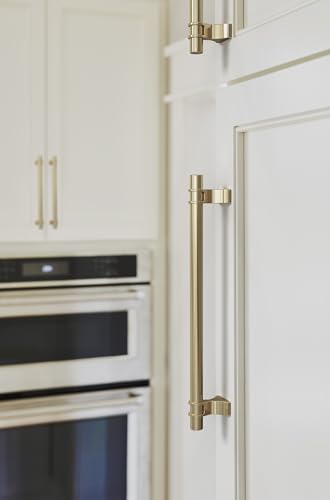Image of Amerock Davenport 7-9 /16 inch (192mm) Center-to-Center Golden Champagne Cabinet Pull, BP36618BBZ