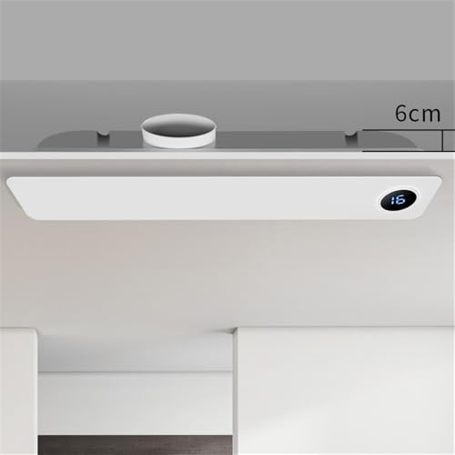 Ventilador de ventilación ultra delgado 6 cm de tira larga extractor silencioso para cocina y baño 10x60 cm miniatura 4