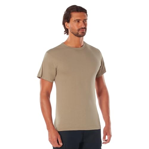 Image of Rothco Camo T-Shirt | Men's Short Sleeve Camouflage Crew Neck Base Layer Rugged Outdoor Hiking Workout Gym Tee Shirt