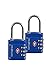 Produktbild Samsonite Global Travel Accessories - 3-Stelliges TSA Zahlenschloss (2x), 7 cm, Blau (Midnight Blue)