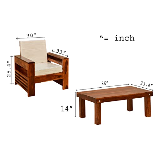 Image of Sheesham Wood Coffee Table (11)