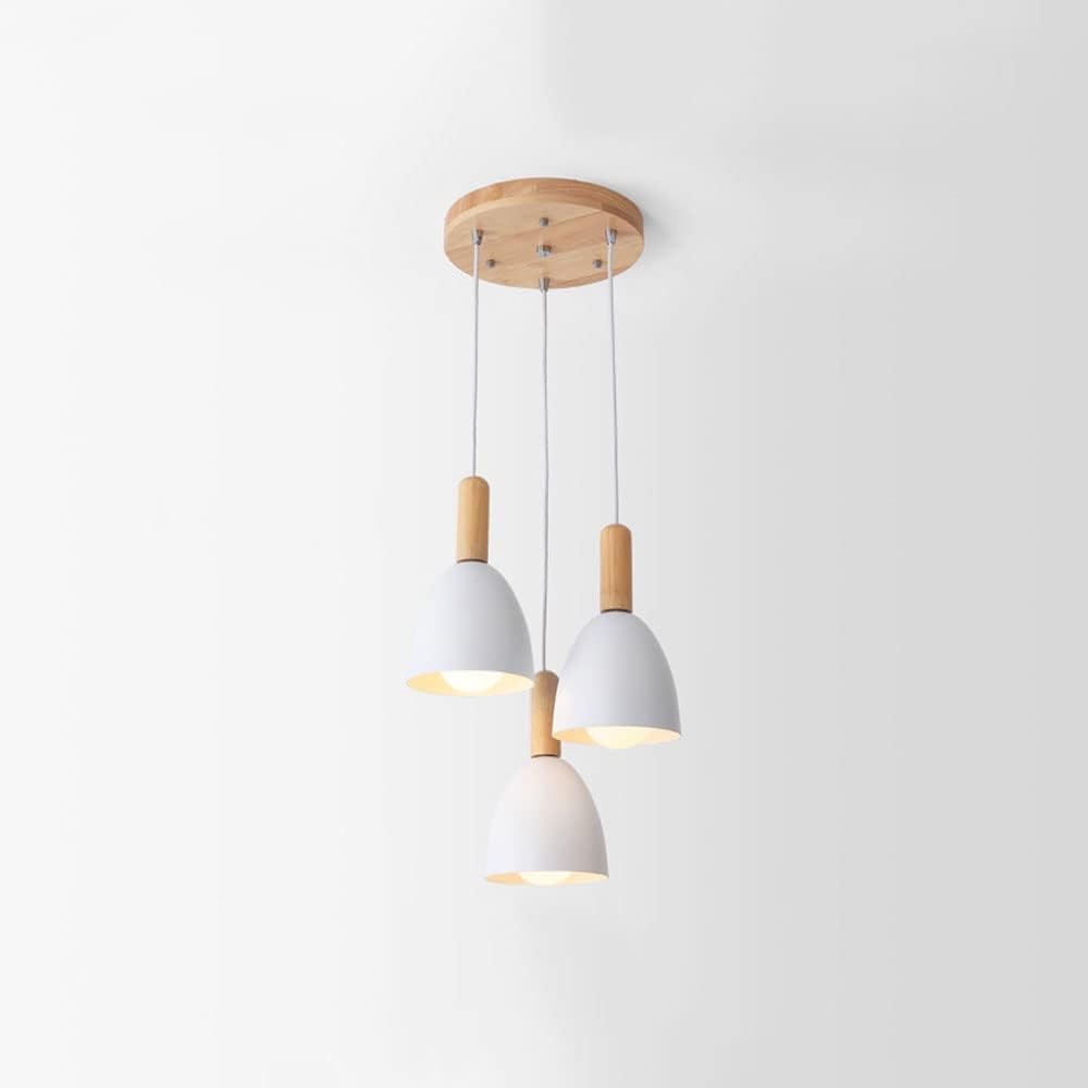 Lustre pour salle à manger et îlot cuisine suspension 3 lumières design gris