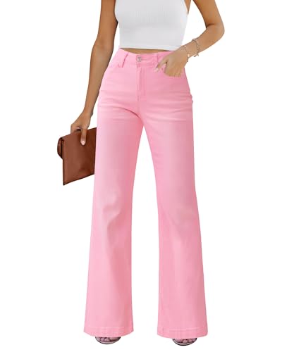 GRAPENT Women's Work Pants for Women Office Womens High Waisted Jeans for Women Stretch Bootcut 70s...