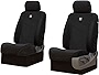 Covercraft Carhartt Super Dux SeatSaver Custom Seat Covers | SSC3473COBK | 1st Row Bucket Seats | Compatible with 2019-2020 Ford F-150 (Excludes Raptor), 2019-2022 F-250/F-350 | Black