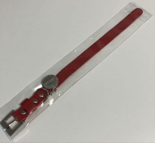 INABA/SALAS イナバサラス　チャーム付きブレスレット赤黒&ステッカー INABA/SALAS イナバサラス チャーム付きブレスレット赤黒&ステッカー
