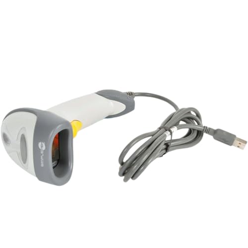 Scanner Barcode USB Simpletek avec son stand inclus pour lecture laser 1D fiable - 2