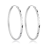 bijoux liz claiborne Taille au choix : les boucles d'oreilles créoles en argent pour femme sont de style classique. Ces grandes boucles d'oreilles créoles mesurent 40 mm de diamètre et mettent parfaitement en valeur votre look. Les boucles d'oreilles pèsent 3,6 g. Les boucles d'oreilles en argent sont grandes, mais légères et délicates, de sorte qu'elles n'alourdiront pas vos lobes d'oreille et sont agréables à porter. Les boucles d'oreilles créoles en argent 925 sont disponibles en trois couleurs : argent, or rose et or. Vous pouvez choisir la taille et la couleur des boucles d'oreilles créoles individuellement.