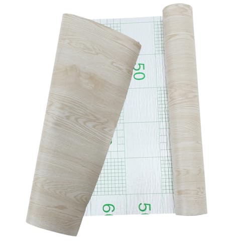 COHEALI Rollo de Suelo Autoadhesivo de PVC 04m X 3m X 15Mm Baldosas Impermeables Resistentes al Desgaste para Cocina Baño y Oficina Lámina Decorativa Autoadhesiva para Suelos