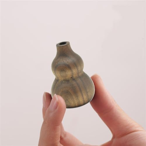 Difusores de aceite esencial de madera con forma de calabaza 2 piezas miniatura 4