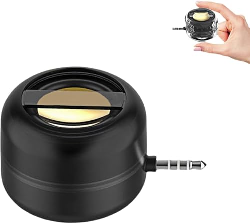 aywqew Altoparlante, piccolo amplificatore portatile 2025 aggiornato, Plug and Play per smartphone, tablet e laptop