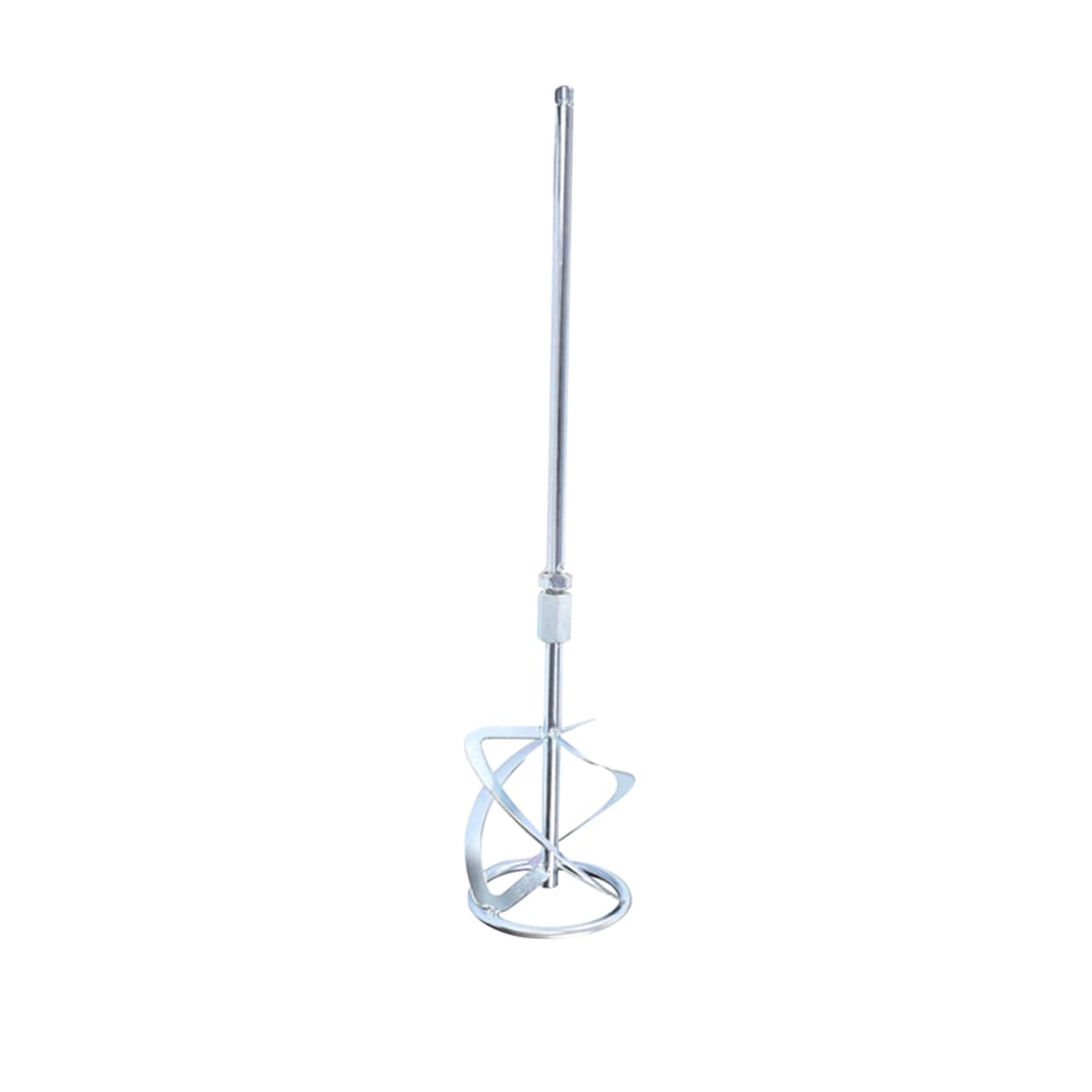 OSALADI Tige De Malaxeur à Béton En Acier 580x120 Mm Certifié S-type Filetage Spiralé Mélangeur Mécanique Pour Peinture, Boues Chimiques, Ciment – Usage Professionnel Industriel – Usage Solide