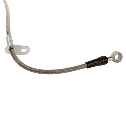 Image of TRQ Front Performance Brake Hose Set Compatible with 2003-2006 Subaru Baja 2003-2008 Forester 1999-2001 Legacy 2000-2009 Outback