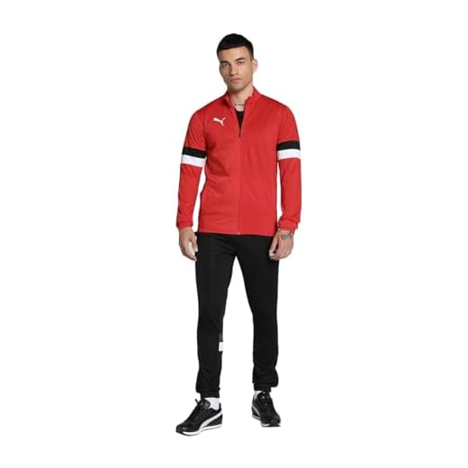 PUMA Survêtement Teamrise Red Black, L Homme