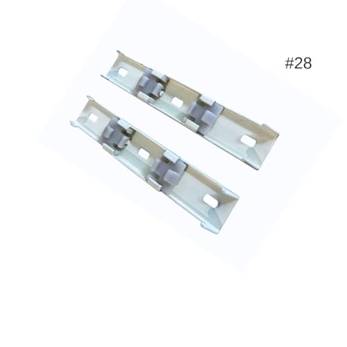Image of Jangirh Basics L Patti / Bracket for Holding Track Curtain Channel Ceiling Bracket 2 pcs (Double Track Bracket Ceiling, 2.8 Cm)