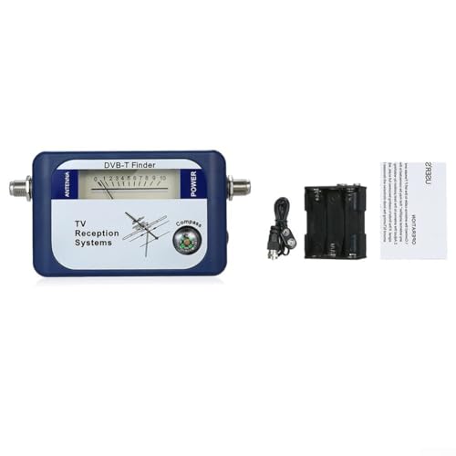 DVB-T Signal Finder Meter, Terrestrial TV Antenna Alignment Detector With Audible Tone Home Aerial Installation