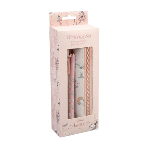 Grupo Erik School Pencil Case with Pen & Pencil - Disney The Aristocats Gifts for Cat Lovers | Back to School Supplies, Office Stationery Supplies | Cat Stationery Gifts Under 15 Pounds - Image 2