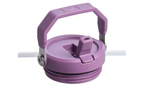 Image of Stanley IceFlow Flip Straw Tumbler with Handle 20 oz | Twist On Lid and Flip Up Straw | Leak Resistant Water Bottle | Insulated Stainless Steel |BPA-Free | Lilac