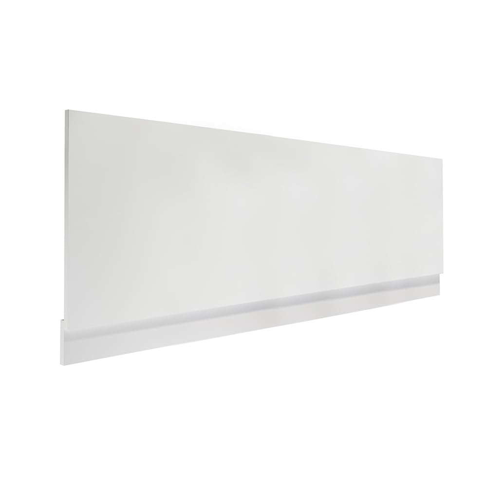Milano Gloss White 1695Mm Waterproof Straight Bath Front Panel