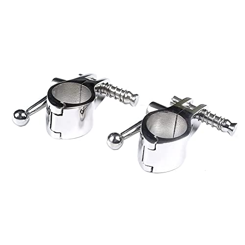 Image of MIZUGIWA Bimini Top Hinge Rail Mount Cam Clamp Quick Stainless Steel Pair 1 inch