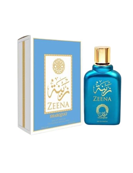 Sharqiyat Zeena Eau de Parfum 100 ml – orientalny zapach kwiatowy dla kobiet i mężczyzn | zmysłowa i luksusowa z nutami róż, oud, piżma i drzewa sandałowego