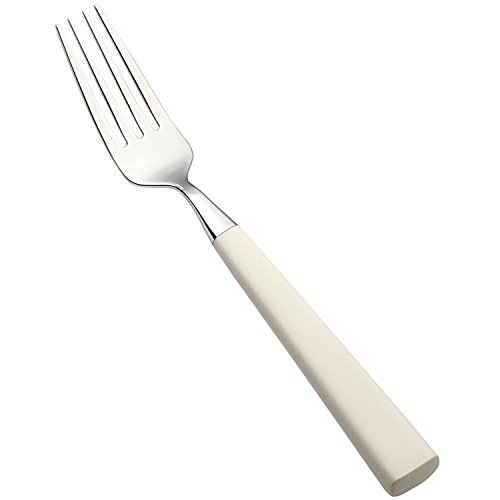 Todai 35400102 Ivon White Dinner Fork, Made in Japan