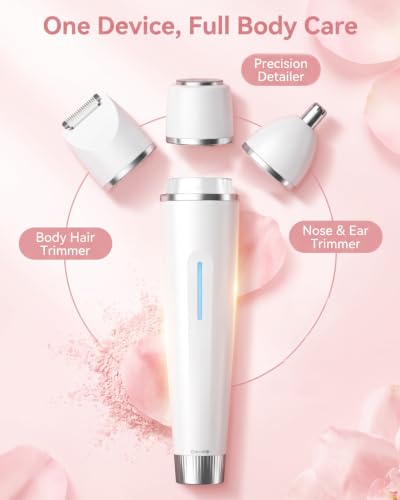 Image of 3 in 1 Electric Hair Shaver, Pen-Type Hair Trimmer, Pure White