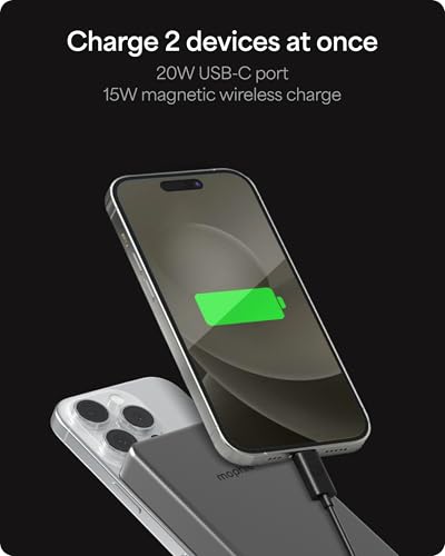 Mophie Powerstation Wireless Slim 10000mAh – MagSafe Power Bank, 30W USB-C — view 5