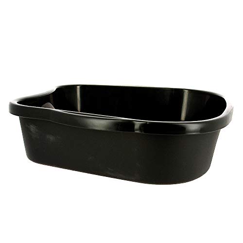Bacia para Pedicure Preta Formato Anatômico