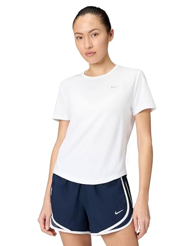 Nike W NK Tempo DF SS Top t-shirt de course pour femme en noir taille M