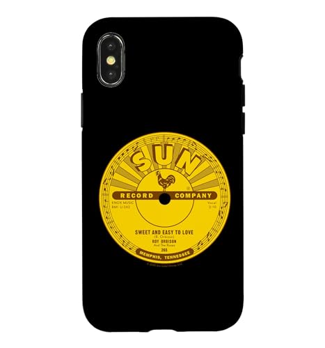 Sun Records X ���C�E�I�[�r�\�� �Â��Ĉ����₷�� �X�}�z�P�[�X iPhone X/XS �p
