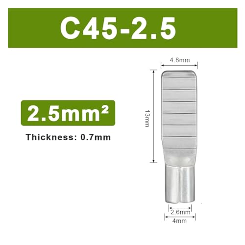 Terminal C45 para interruptor DZ47 con conector de cable de cobre de 2.5 mm² 3