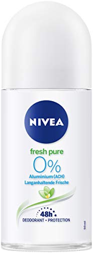 NIVEA Fresh Pure Women’s Roll‑On Deodorant 50 ml /1.69 oz Floral Scent Gentle Formula Aluminum‑Free Daily Freshness Protection for Everyday Use with Smooth Applicator - image 1