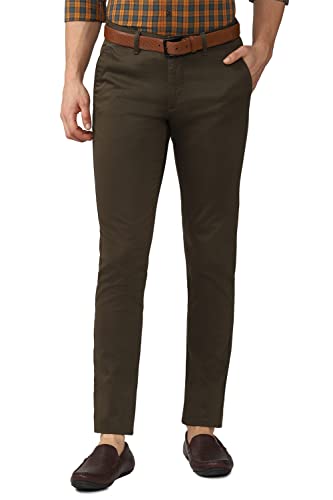 Image of Van Heusen Men's Mid Rise Tapered Fit Business Casual Trouser
