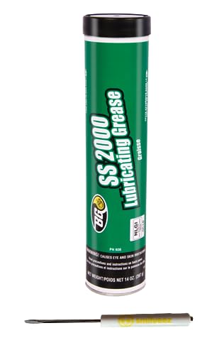 Image of Smilyeez Listing for BG SS2000 High-Performance Polyurea #2 Lubricating Grease (1 Tube) for Automotive and Industrial Use with a Pocket Screwdriver
