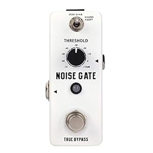 Aluminiumlegering Noise Killer Guitar Noise Gate Suppressor Effectpedaal met LED-indicator voor elektrische basgitaar