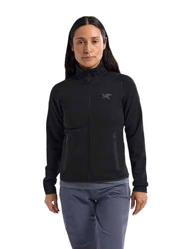 Arc'teryx Kyanite Jacket Women’s | Warm Polartec Stretch Fleece - Jackets for Women - Casual Wear & Outdoor Activities | Black, X-Large