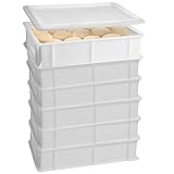 Lievito ideale: per ottenere una buona fermentazione sono necessari due elementi fondamentali: il tempo e il contenitore ideale. Otterrai impasti perfetti, né umidi né secchi, ma lieviti in modo ottimale. Professionale: pane, pizza e lievito fatto in casa Per risultati professionali, hai bisogno di strumenti professionali. potrai finalmente ottenere una fermentazione perfetta.