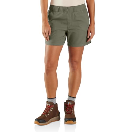 Carhartt Women's Force Relaxed Fit Ripstop Work Short, Dusty Olive, 3X - image 1