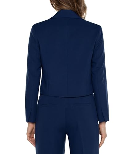 Liverpool Women's Petite Cropped Blazer Luxe Stretch Suiting3
