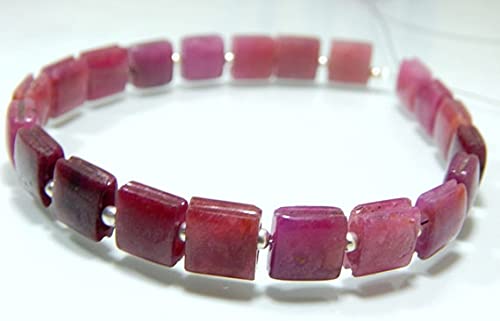 Ruby Smooth Beads carrées 8,5mm pour créer vos bijoux d'été