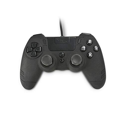 Controlador con cable SteelPlay Metaltech Black para PS4