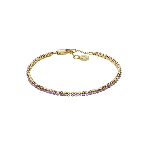 Bracelet Fossil Ellis JA7306710 en laiton doré aux finitions soignées