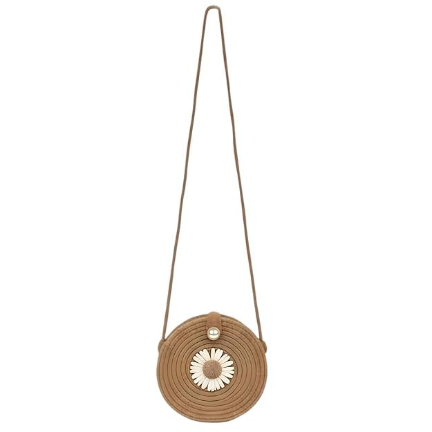 Women Handmade Round Crochet Sling Bag for Girls & Women | Stylish Boho Crossbody Purse | Lightweight Fashion Shoulder Bag for Casual, Party, Travel & Daily Use.