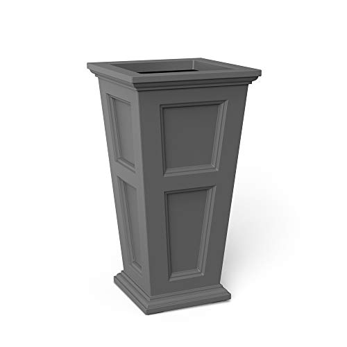 Mayne 5829-GRG Fairfield 28" Tall Graphite Grey Planter