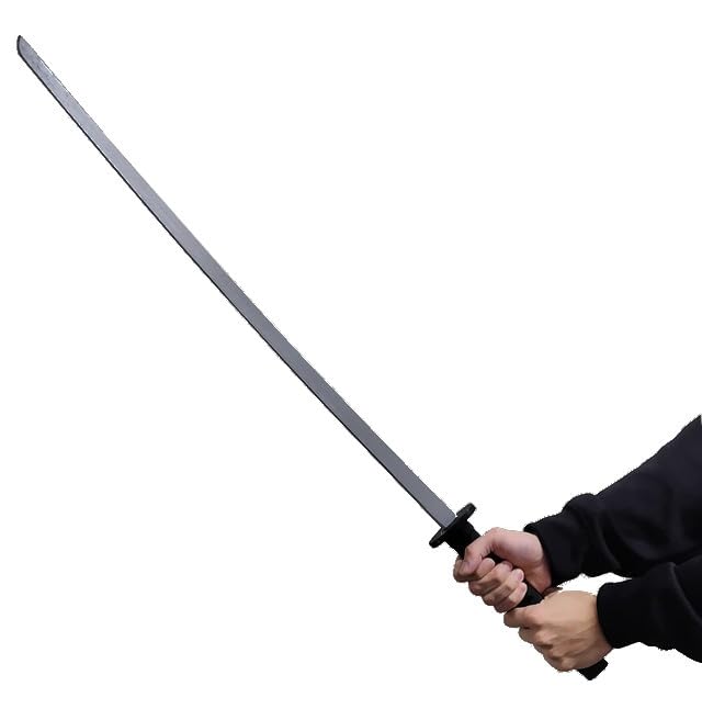 Amazon | 木製 日本刀 黒 100cm 刀剣 武器 コスプレ 仮装 | ノー