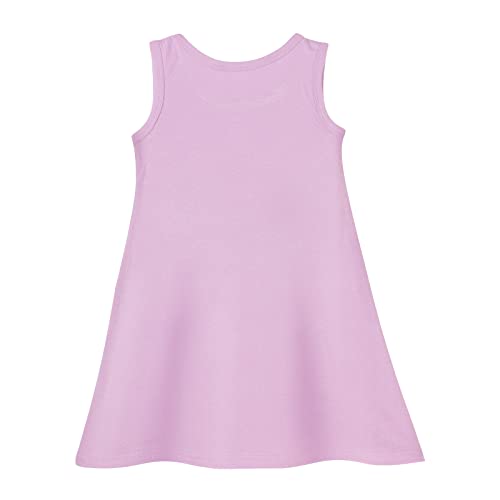 Image of YouGotPlanB 100% Cotton Printed Above Knee Length Dress for Girls