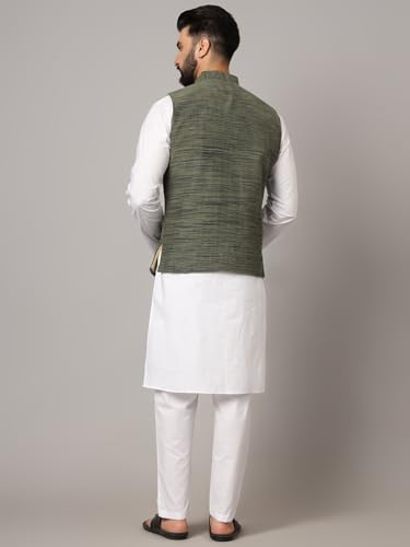 Image of LATEST CHIKAN Men's Nehru Jacket /Waistcoat Sophisticated Ethnic Wear